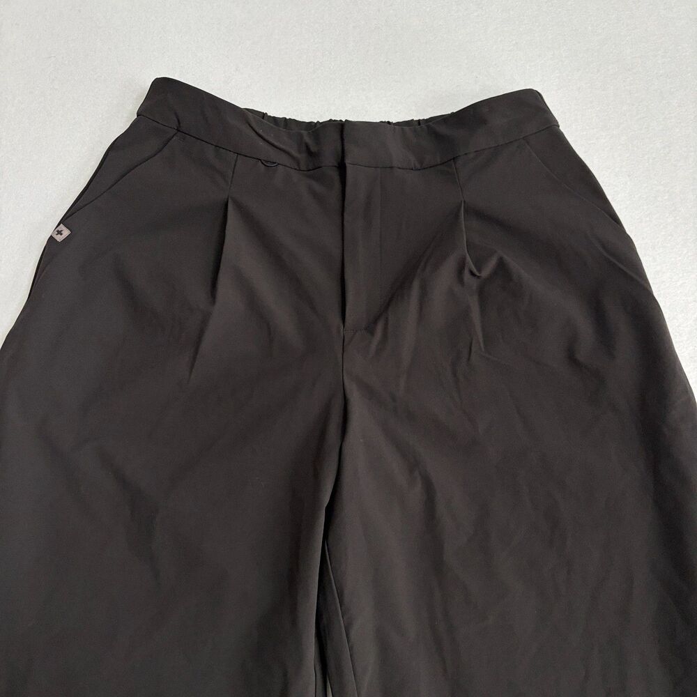 FIGS Pro High Waisted Wide Leg Trouser in Black - Picture 4 of 9